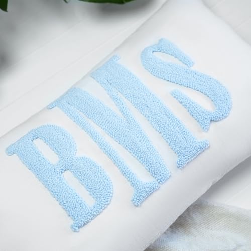 Monogram Custom Punch Needle Pillow, Embroidery Gift for Couple, Initial Wedding Monogram, New Home Housewarming Gift, Home Decorations Gift