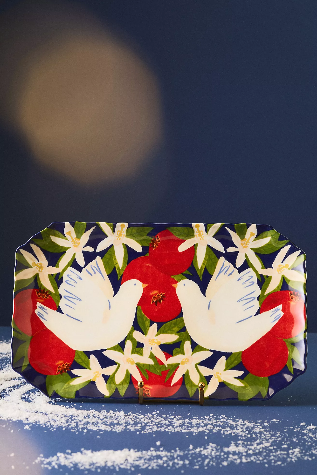 Leah Reena Goren Hanukkah Stoneware Platter