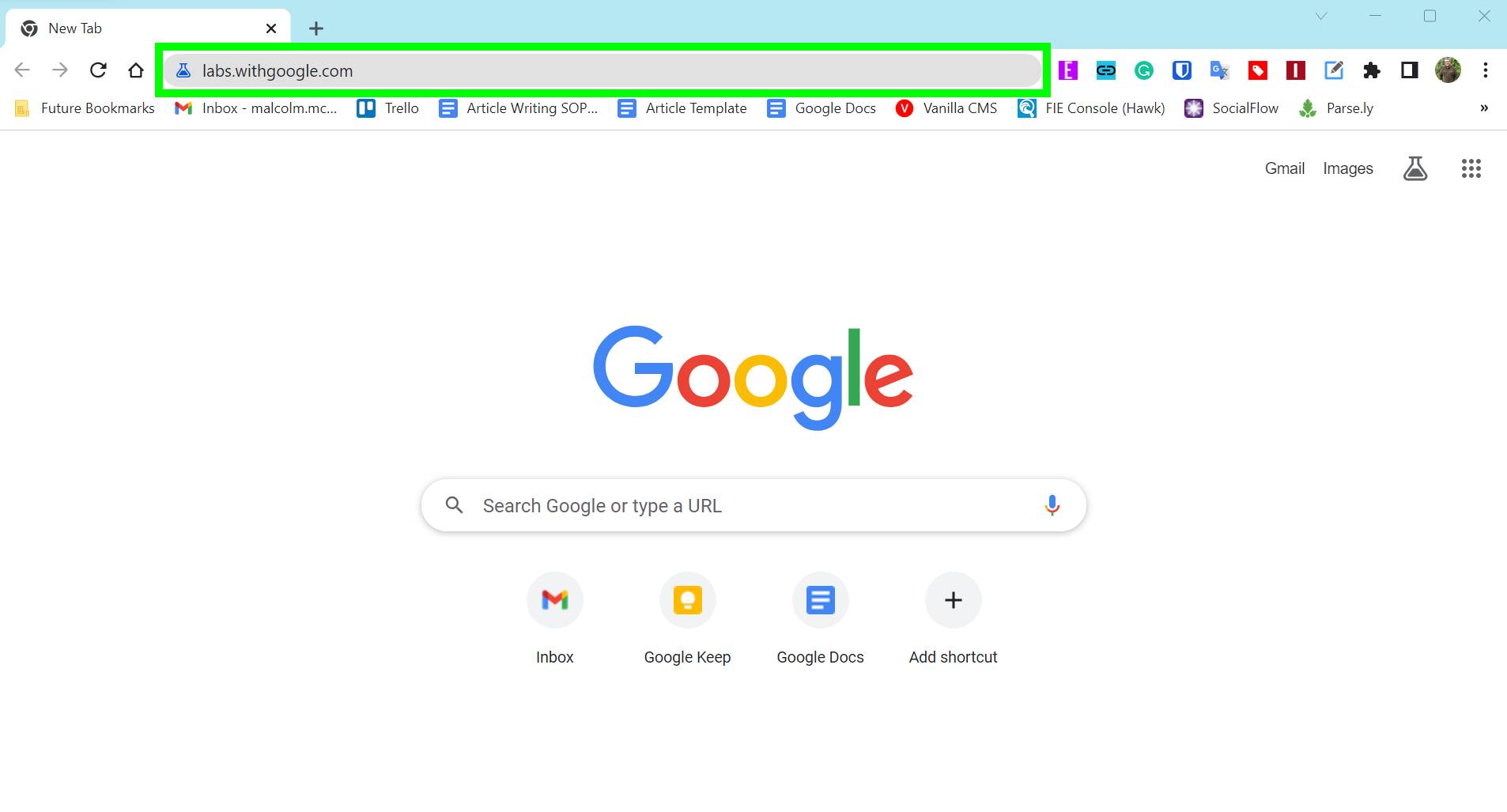 Как зарегистрироваться в Google Search Labs