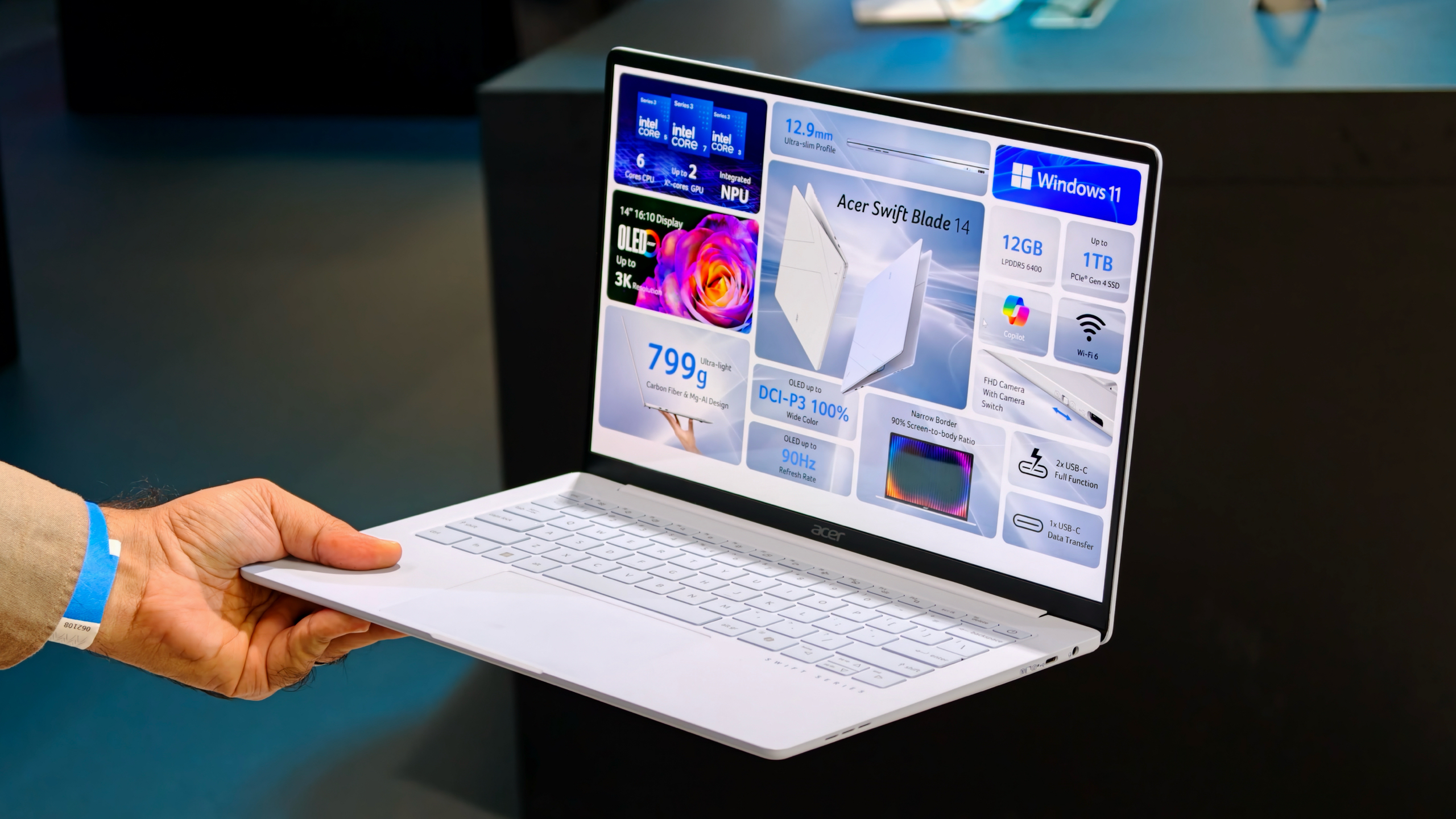 Hands-on with the Acer Swift Blade 14 laptop at IFA 2026