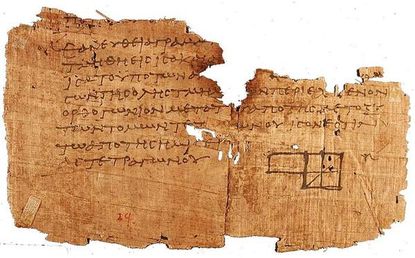 Part of the Oxyrhynchus Papyri