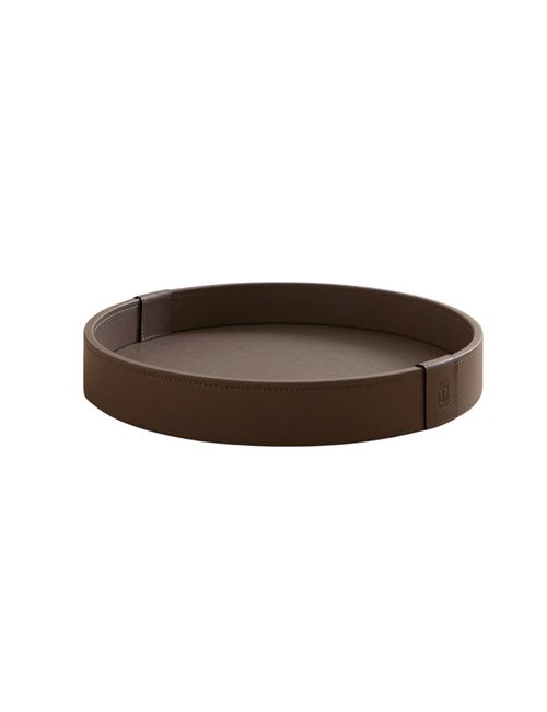 Leather Light Brown Tray