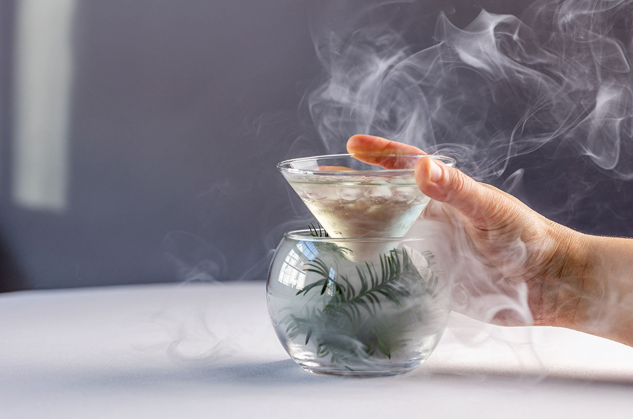 pine martini, the fat duck