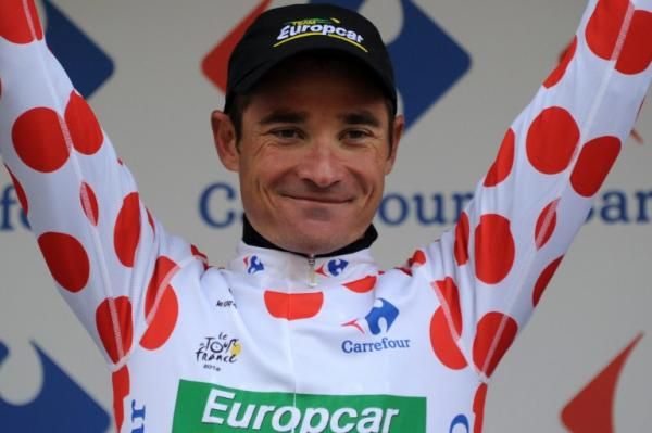 Thomas Voeckler (Europcar) leads the mountains classification