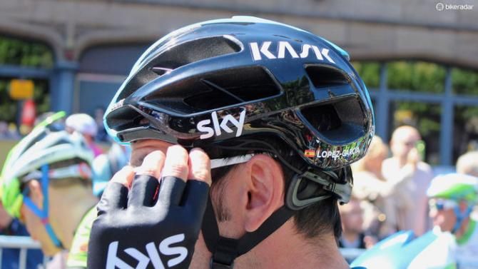 The new Kask Proton showed up atop Team Sky at the Tour de France