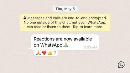 Whatsapp reactions