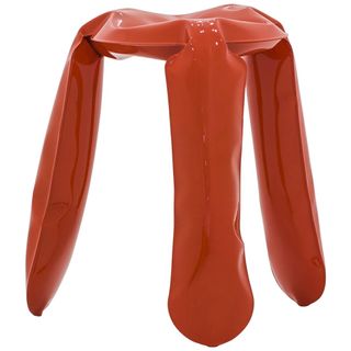 Plopp Stool Red Carbon Steel 'mini'