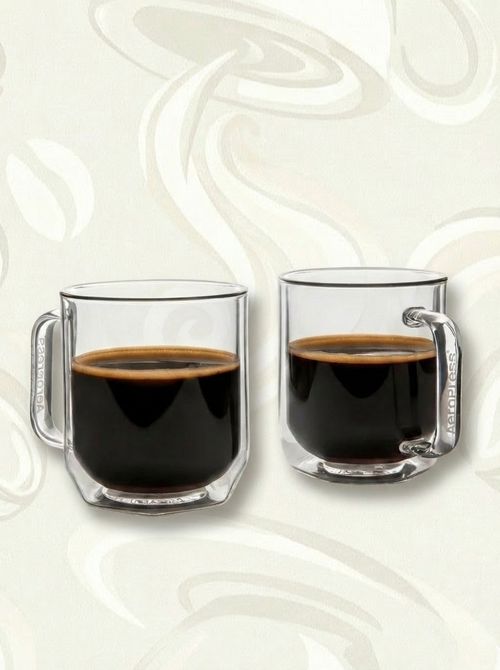 AeroPress Double Wall Glass Coffee Mugs - 2 Pack