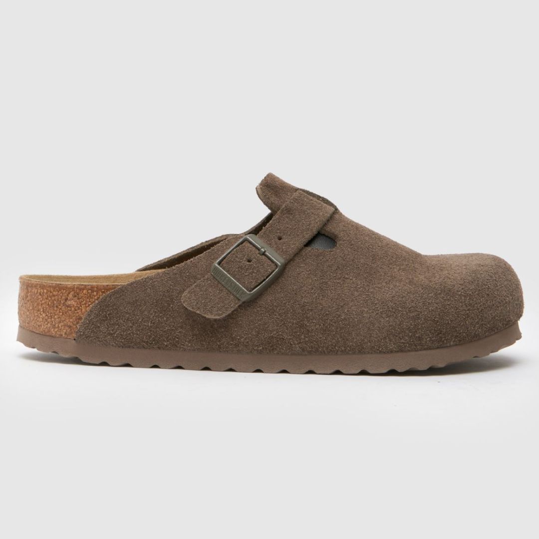 Birkenstock Boston Clogs in Brown