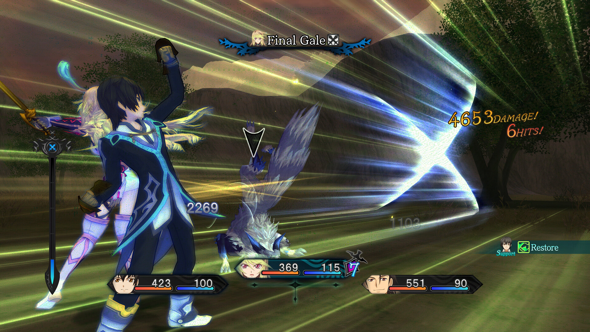 A screenshot of the upcoming PS5 game, Tales of Xillia Remastered