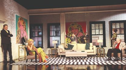 Tracey-Ann Oberman and James Dreyfus in Present Laughter