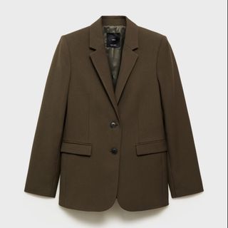 Mango brown blazer