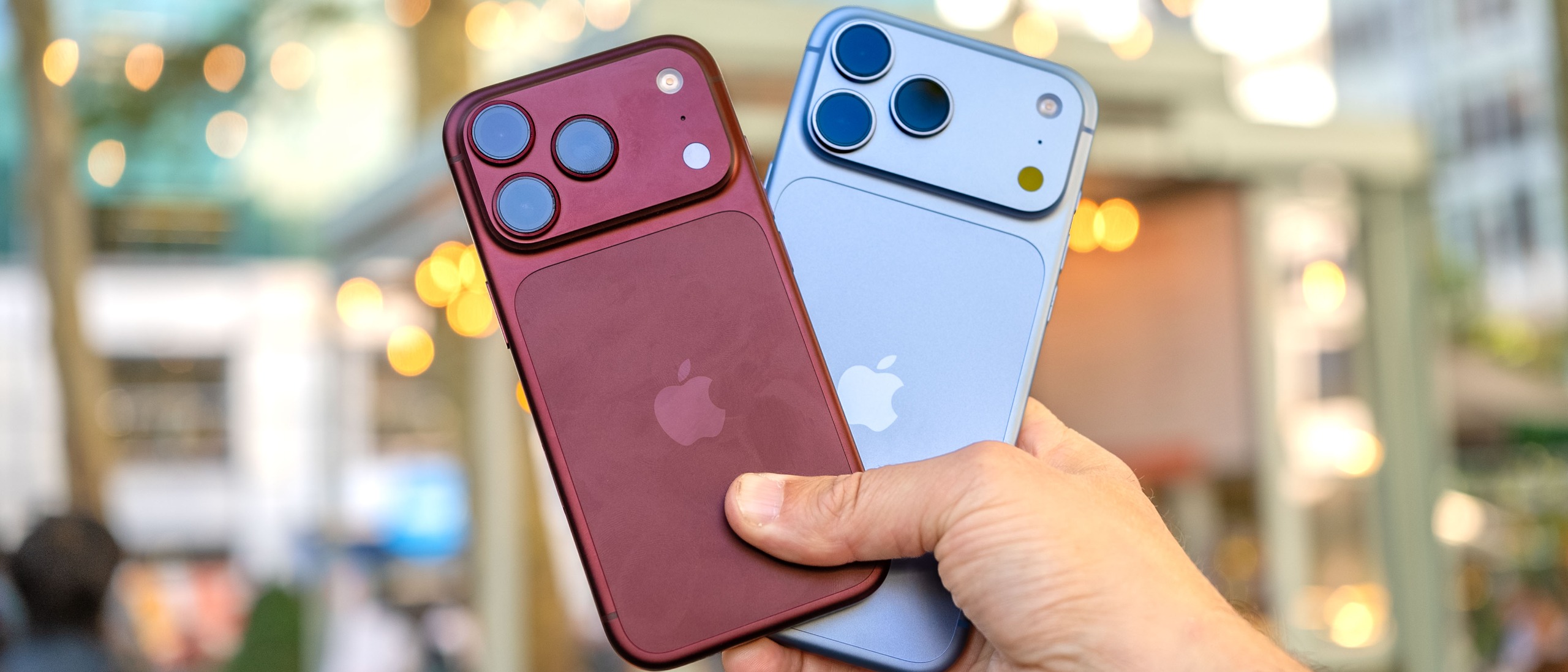 Apple iPhone 18 Pro and Pro Max shown in hand