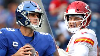 Daniel Jones and Patrick Mahomes will face off in the Giants vs Chiefs live stream