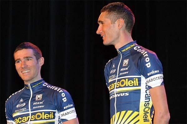 Brothers Brice and Romain Feillu (Vacansoleil)