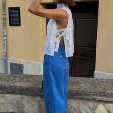 An image of the biggest summer trouser colour trends. 