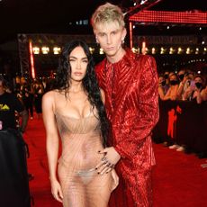 Megan Fox wears a naked dress on the VMAs red carpet in 2021