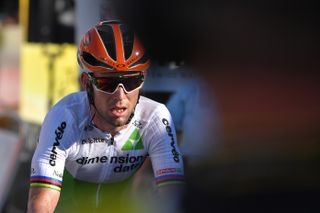 LA ROSIERE ESPACE SAN BERNARDO FRANCE JULY 18 Arrival Mark Cavendish of Great Britain and Team Dimension Data Out of Time arrival Delay Disappointment during the 105th Tour de France 2018 Stage 11 a 1085km stage from Albertville to La Rosiere Espace San Bernardo 1855m TDF on July 18 2018 in La Rosiere Espace San Bernardo France Photo by Tim de WaeleGetty Images