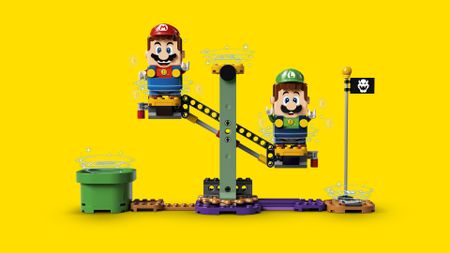 Lego Super Mario Luigi yellow_background_added