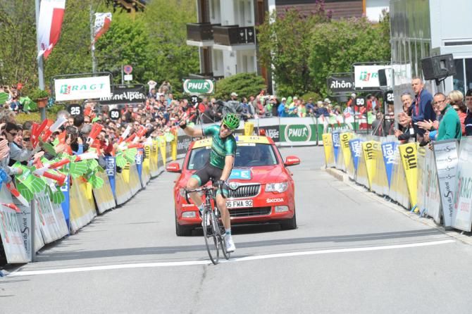 David Veilleux (Team Europcar) wins the opening stage at the Dauphine