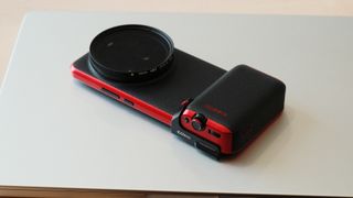 Xiaomi 15 Ultra phone in a photography case