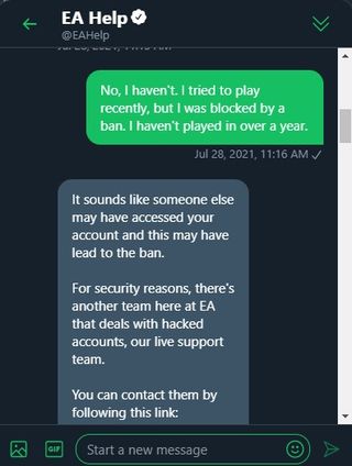 EA banned me from Apex Legends for getting hacked by a cheater
