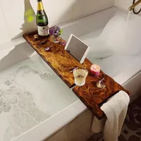 Woody Woood Studio Wooden Bath Caddy | $130 at Etsy