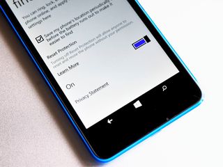 Reset Protection in Windows Phone