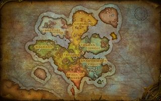 World of Warcraft: Warlords of Draenor Map