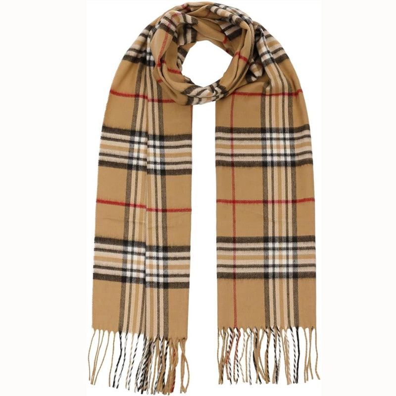 Burberry lookalike checked scarf from Amazon