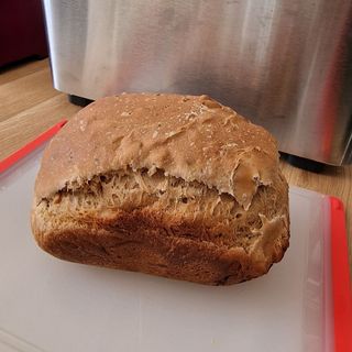 A maple loaf made in the Breville Custom Loaf Bread Maker
