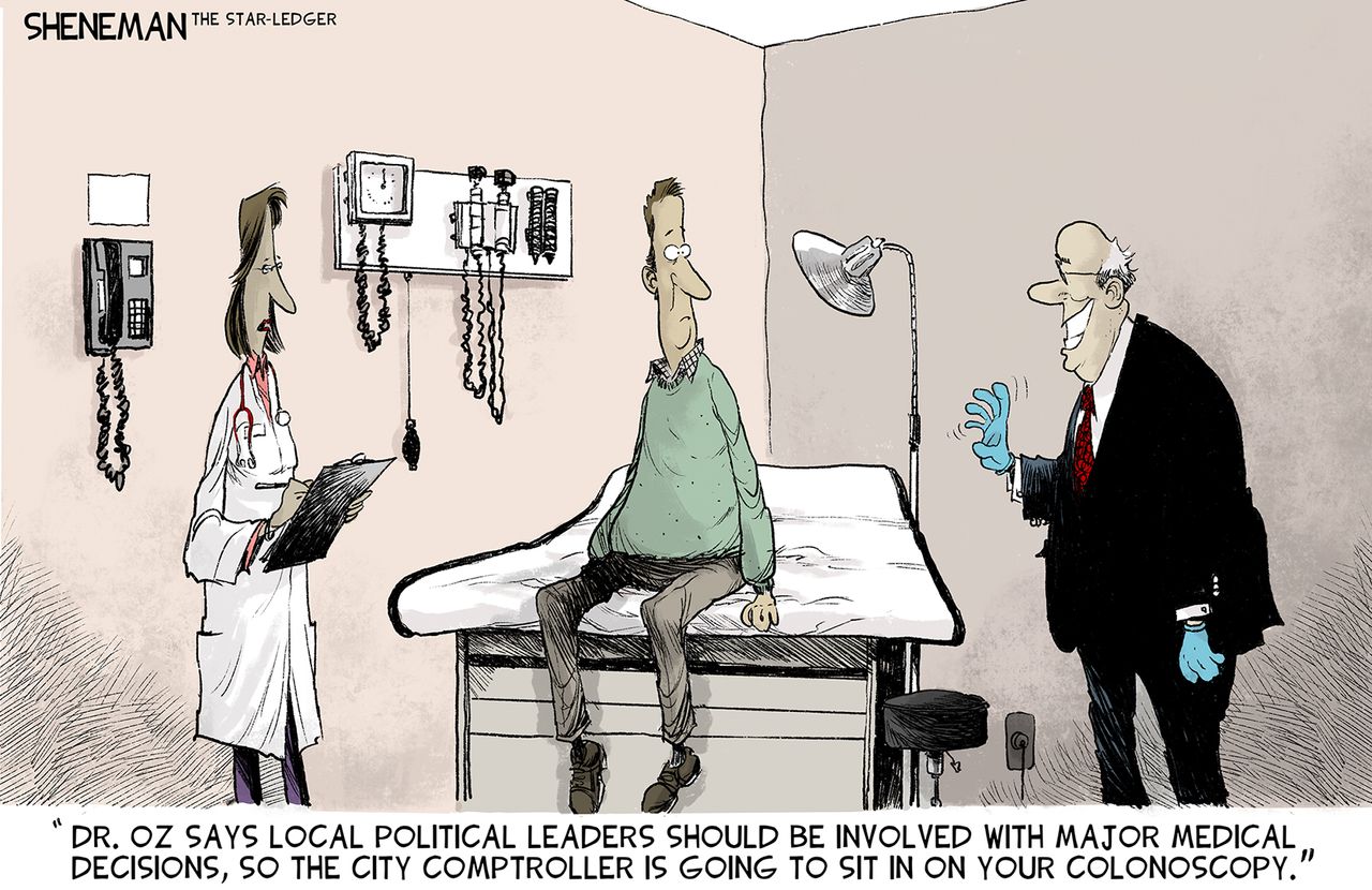 Political Cartoon.