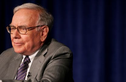 Warren Buffett at a conference