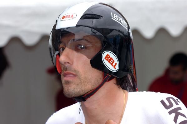 Cancellara looked tense before his ride
