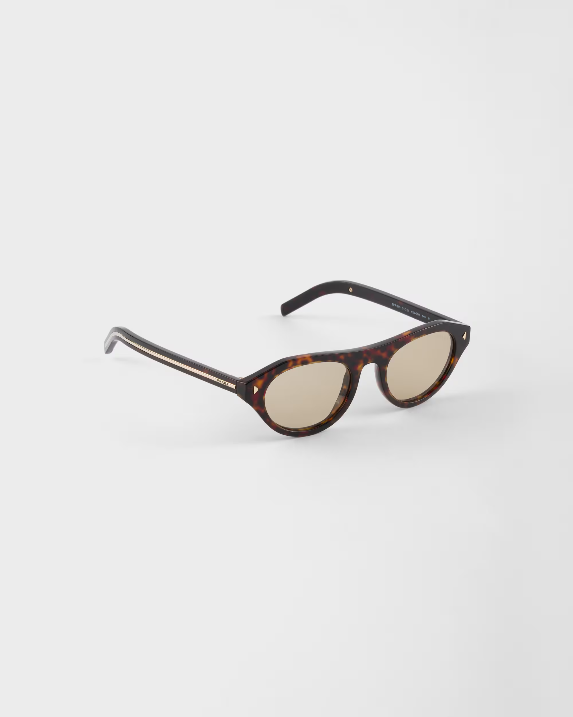 Prada, Sunglasses with the iconic metal plaque