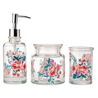 soap dispenser with jar and tumbler