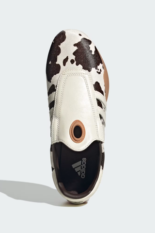 Adidas cow print trainers