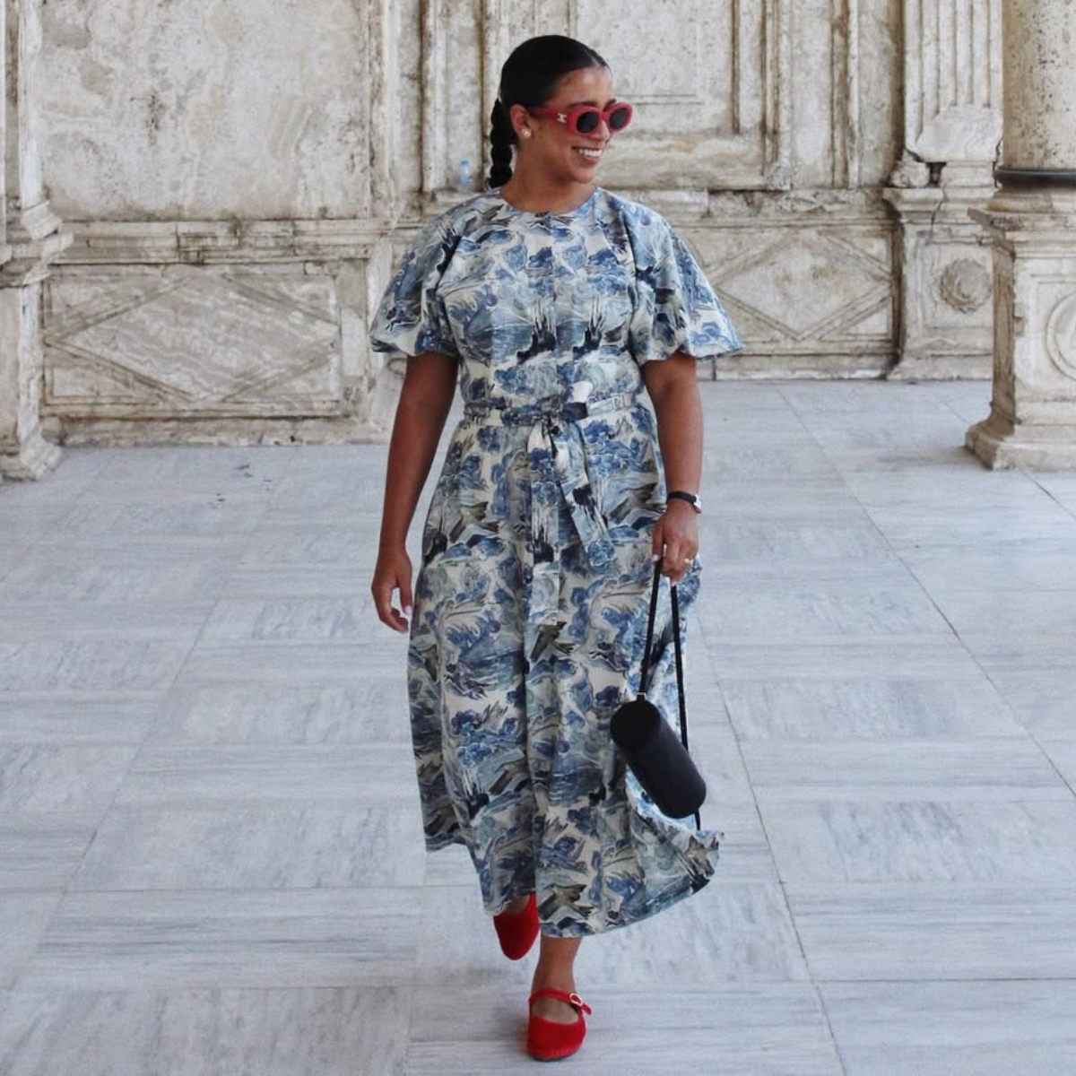 @aurajoviedo wearing flabelus shoes