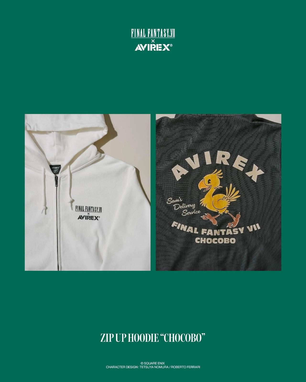 Avirex x Final Fantasy VII collection