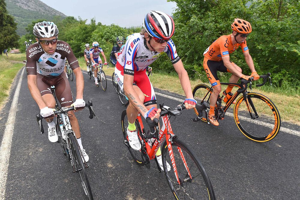 Ilnur Zakarin (Katusha) in the break.