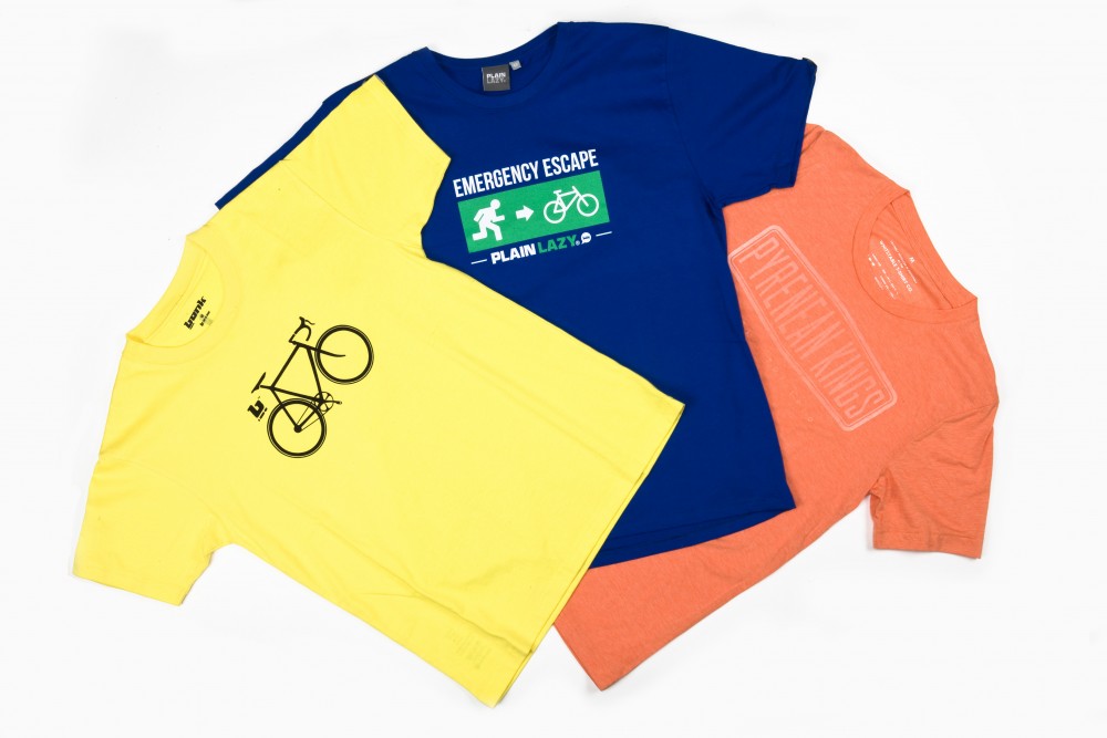 cycling themed t shirts