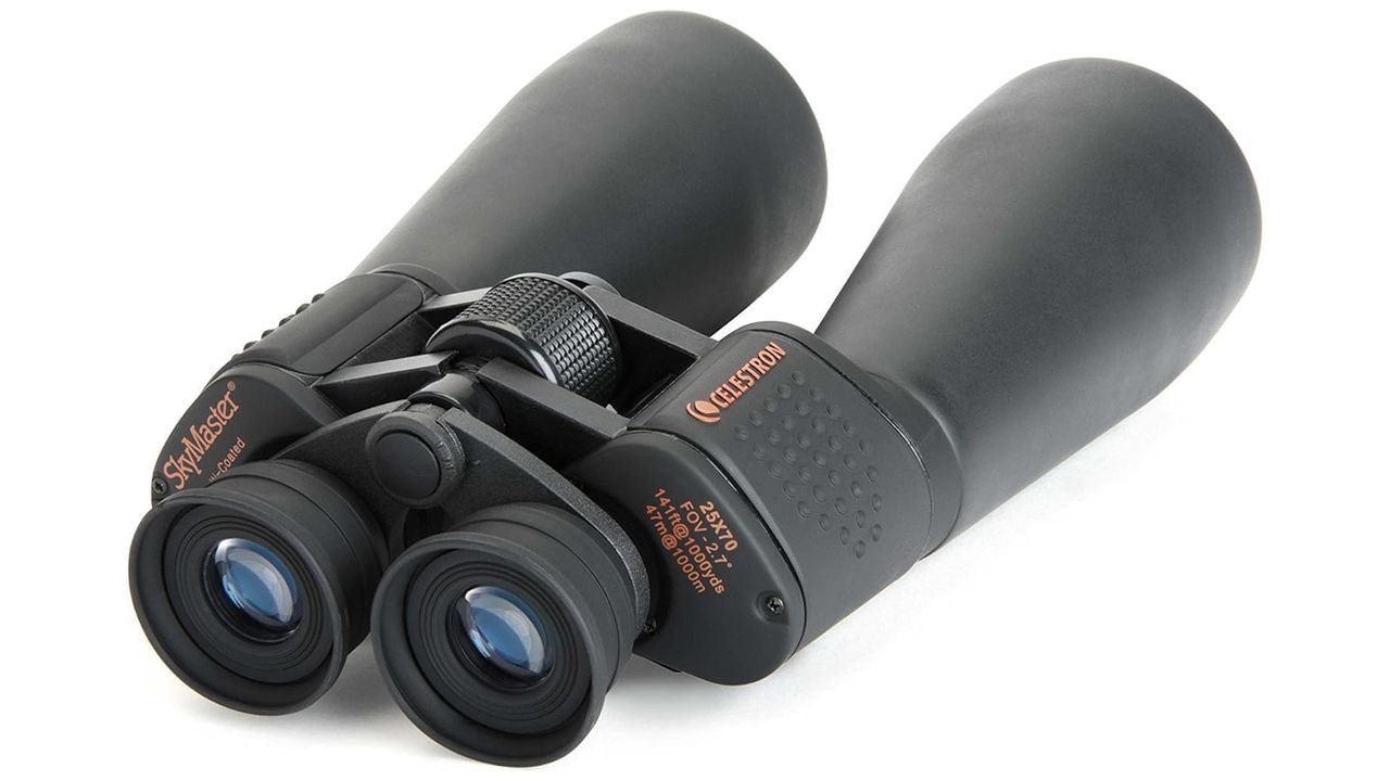 Celestron SkyMaster 25x70 on a white background