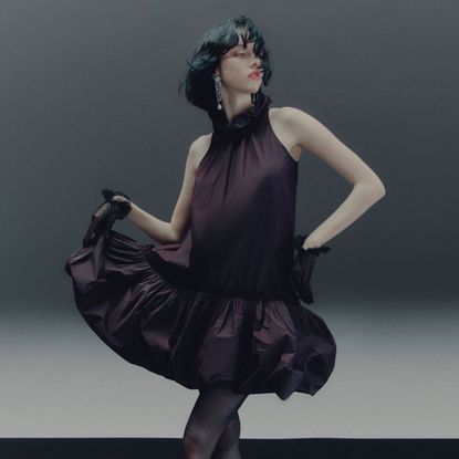 models wearing clothes from the new H&M studio collection