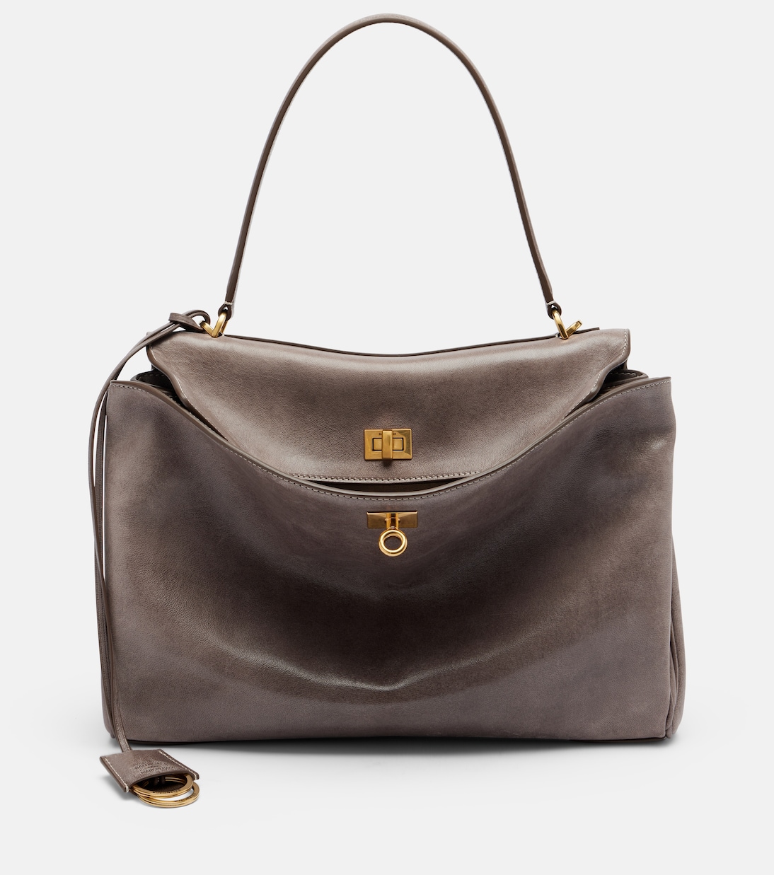 Rodeo Medium Leather Top-Handle Bag
