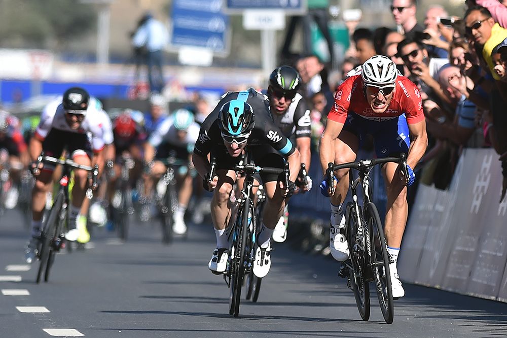 Marcel Kittel takes the victory in the sprint