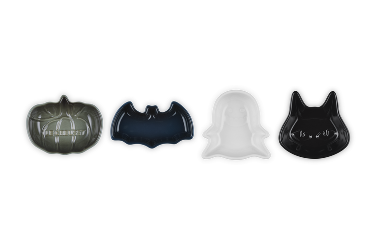 Stoneware Set of 4 Halloween Mini Dishes