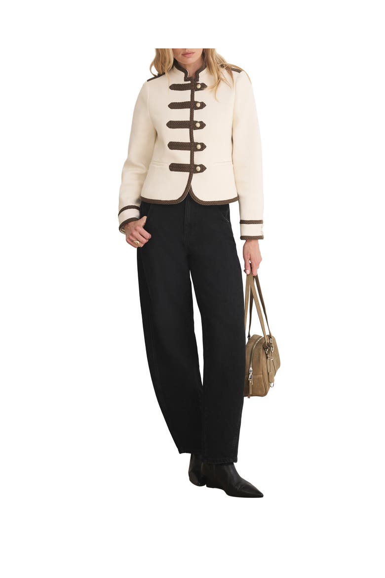 Contrast Military Jacket