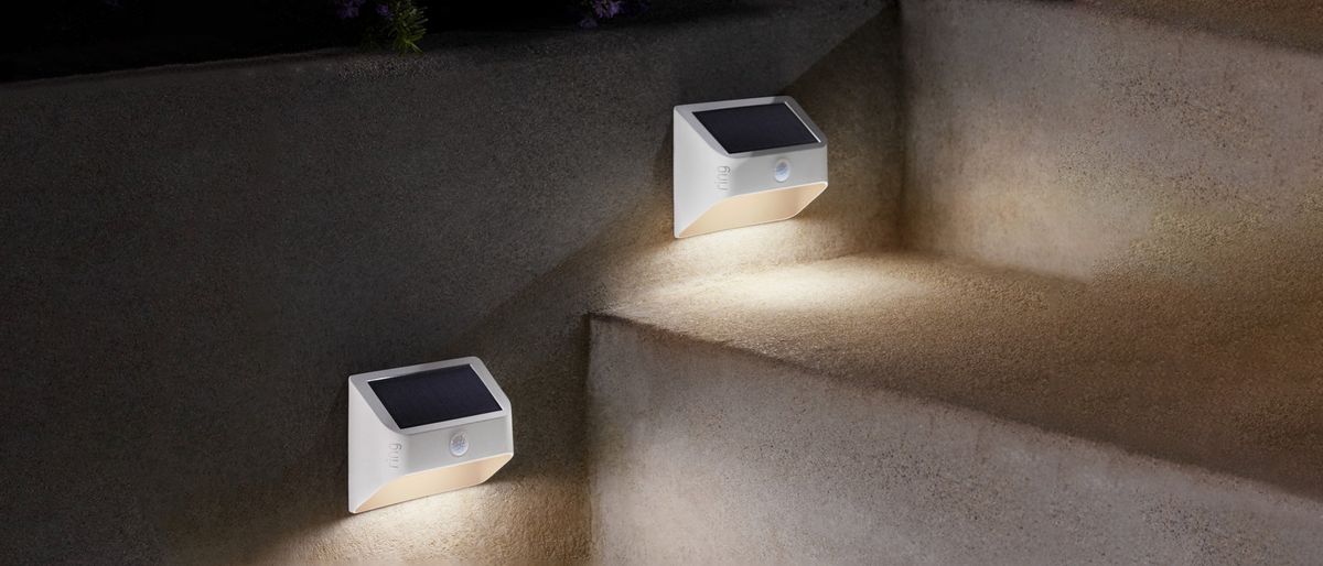 Ring Solar Step Light on staircase