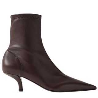 Toteme The Heeled Sock leather ankle boots