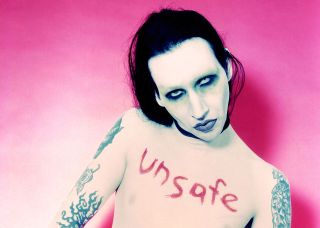 A portrait of Marylin Manson, Los Angeles, 1999